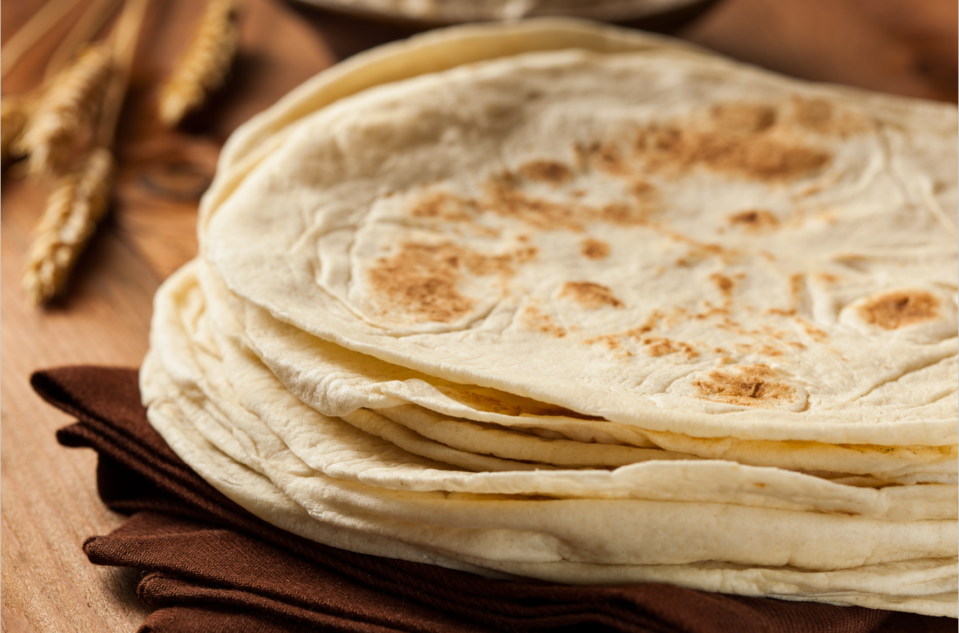 tortillas on a plate