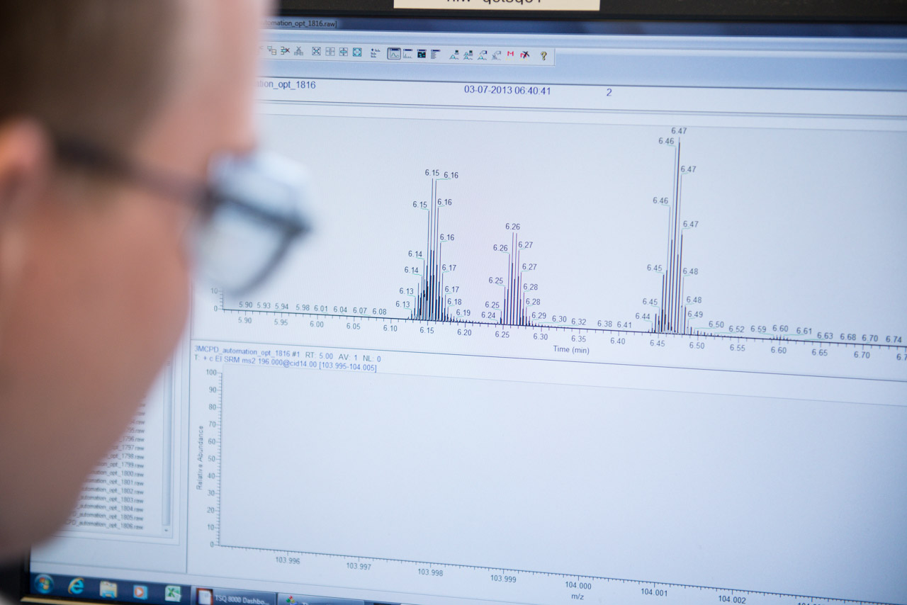 Ralph Zwagerman is interpreting the results of the test