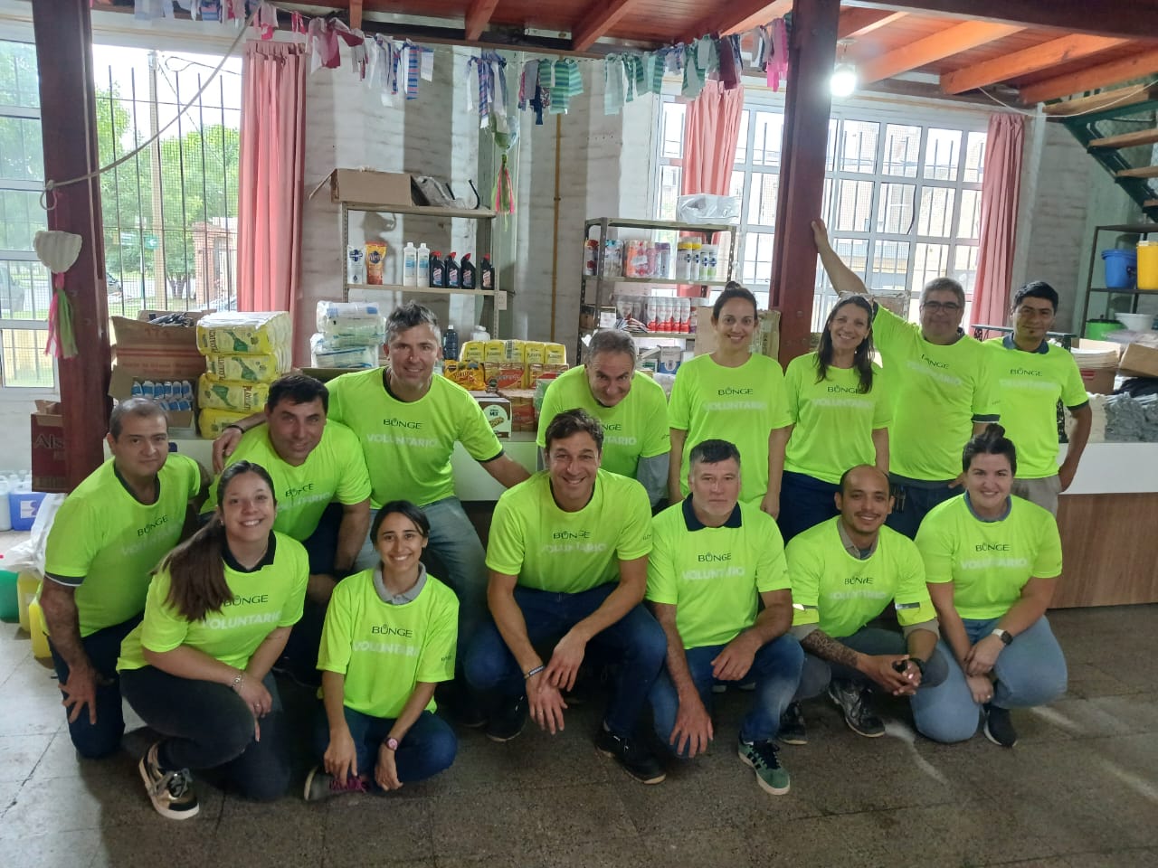 Voluntarios de Bunge en Argentina