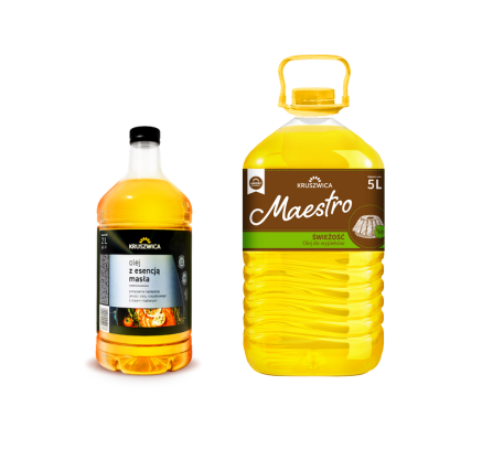 dwie butelki olejów profesjonalnych